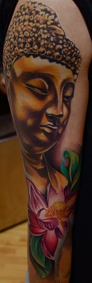Mike Demasi - Buddha Lotus tattoo